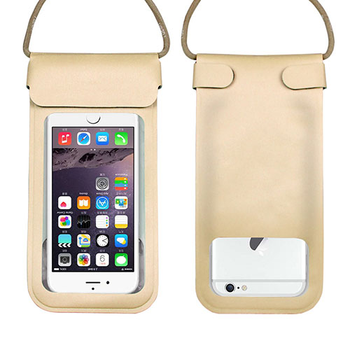 Universal Waterproof Cover Dry Bag Underwater Pouch W10 Gold