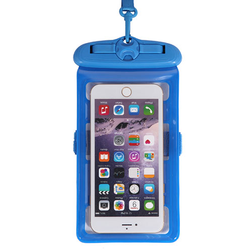 Universal Waterproof Cover Dry Bag Underwater Pouch W18 Blue