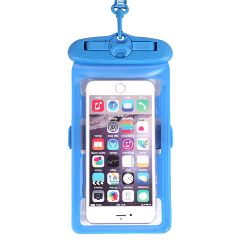 Universal Waterproof Cover Dry Bag Underwater Pouch W18 Sky Blue