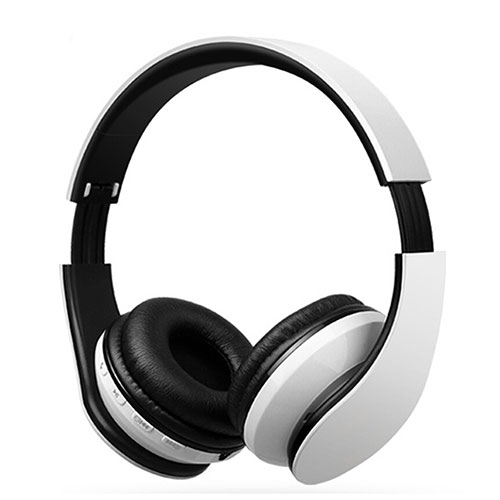 Wireless Bluetooth Foldable Sports Stereo Headset Headphone H74 White