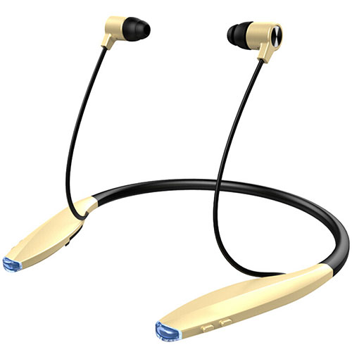 Wireless Bluetooth Sports Stereo Earphone Headset H51 Gold