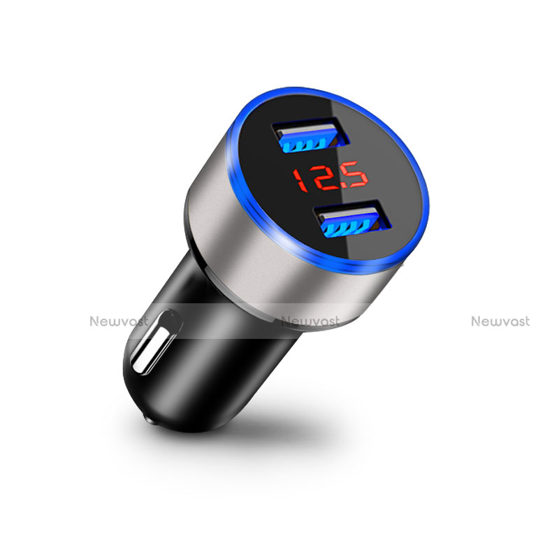 3.1A Car Charger Adapter Dual USB Twin Port Cigarette Lighter USB Charger Universal Fast Charging K03