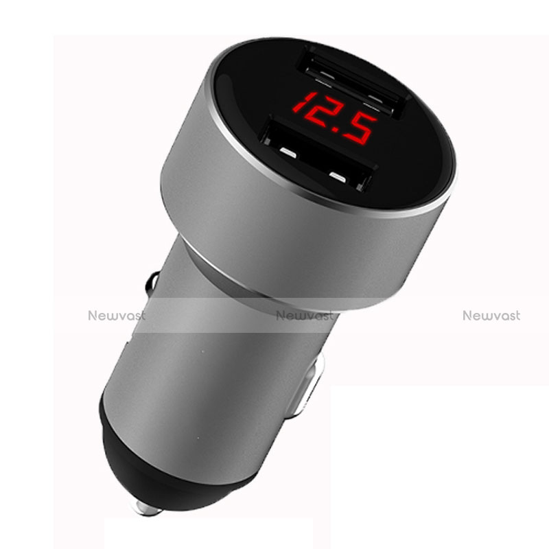 3.4A Car Charger Adapter Dual USB Twin Port Cigarette Lighter USB Charger Universal Fast Charging K04