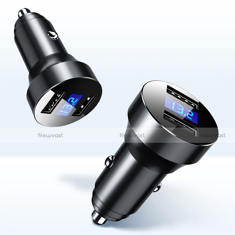 3.4A Car Charger Adapter Dual USB Twin Port Cigarette Lighter USB Charger Universal Fast Charging K06