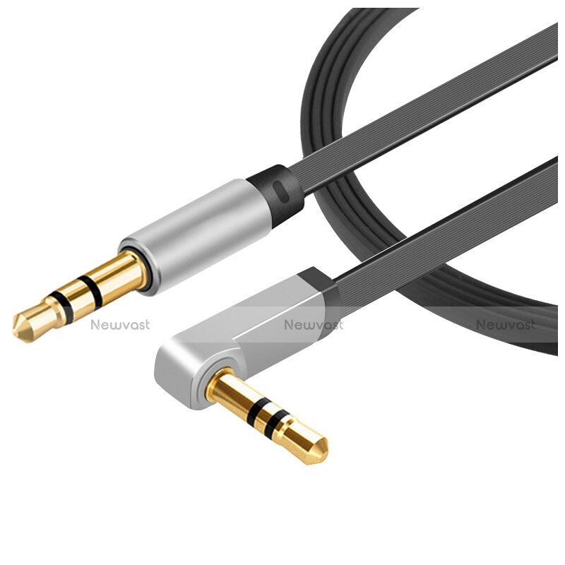 3.5mm Male to Male Stereo Aux Auxiliary Audio Extension Cable A07 Black