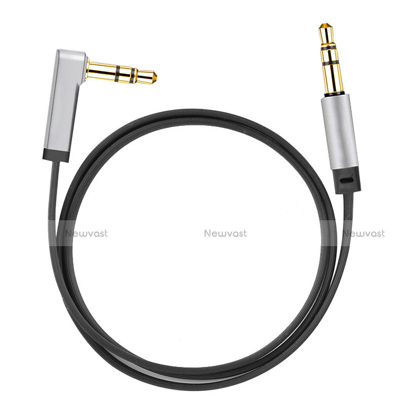 3.5mm Male to Male Stereo Aux Auxiliary Audio Extension Cable A07 Black