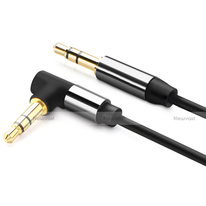 3.5mm Male to Male Stereo Aux Auxiliary Audio Extension Cable A10 Black