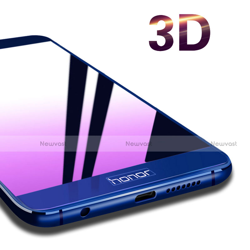 3D Tempered Glass Screen Protector Film for Huawei Honor 8 Blue