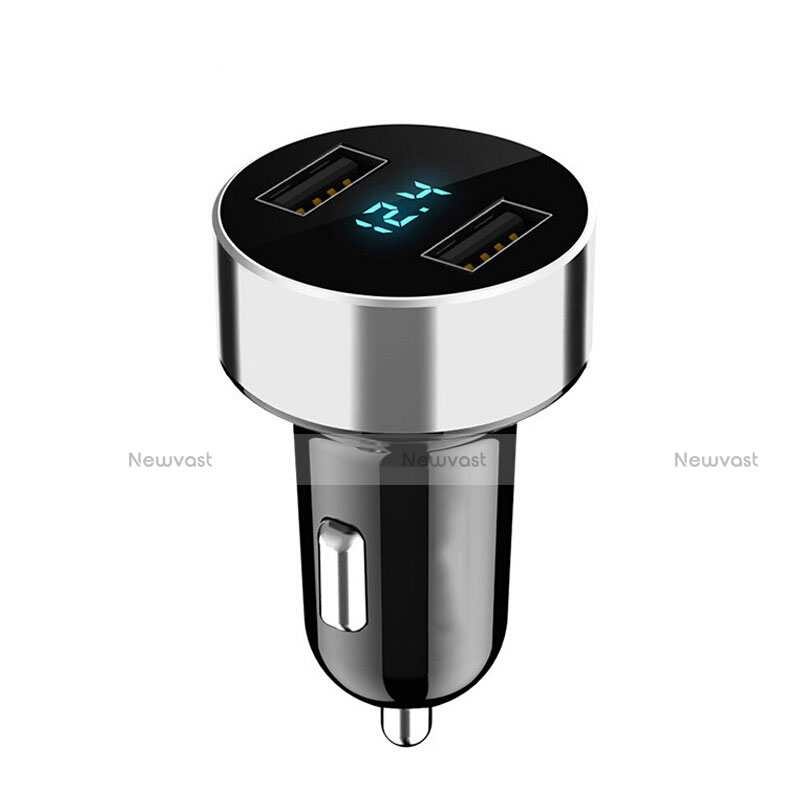 4.8A Car Charger Adapter Dual USB Twin Port Cigarette Lighter USB Charger Universal Fast Charging K07