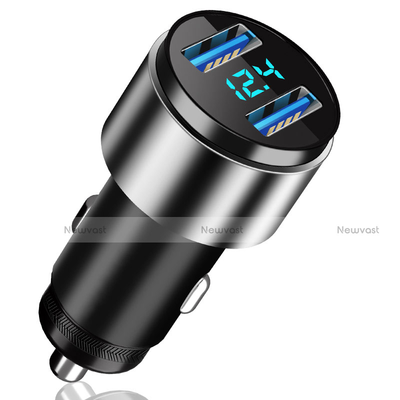 4.8A Car Charger Adapter Dual USB Twin Port Cigarette Lighter USB Charger Universal Fast Charging K10