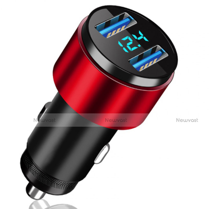 4.8A Car Charger Adapter Dual USB Twin Port Cigarette Lighter USB Charger Universal Fast Charging K10