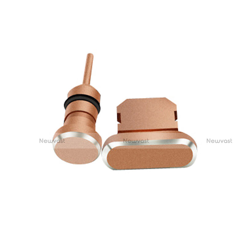 Anti Dust Cap Lightning Jack Plug Cover Protector Plugy Stopper Universal J01 for Apple iPhone Xs Max Rose Gold