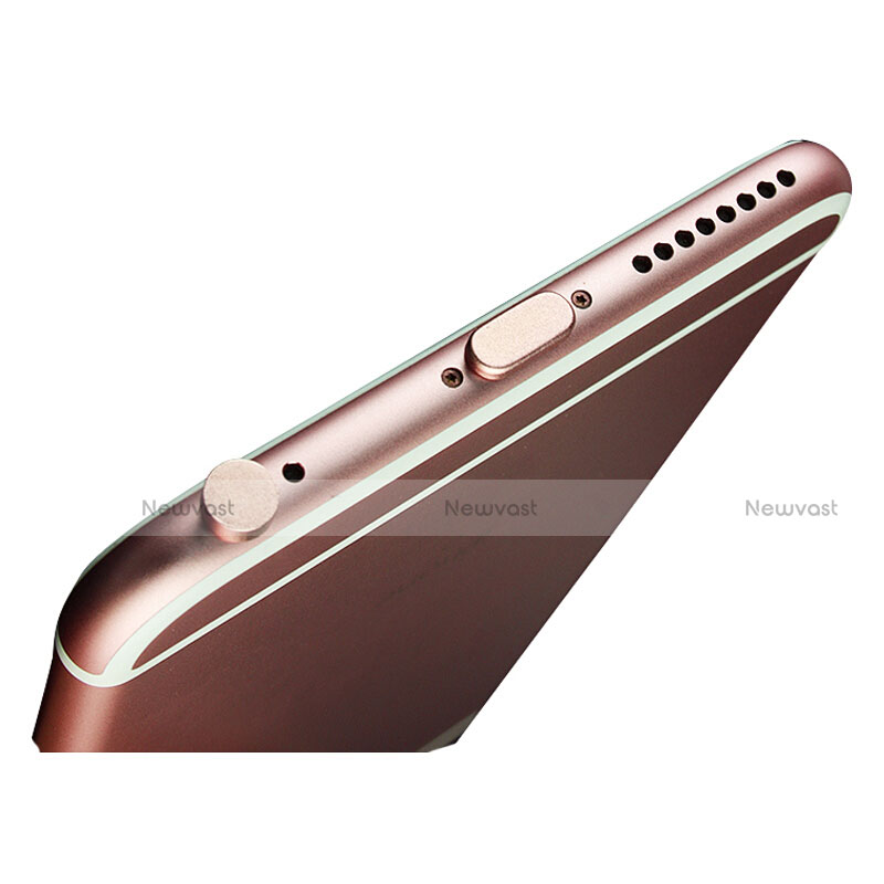 Anti Dust Cap Lightning Jack Plug Cover Protector Plugy Stopper Universal J02 for Apple iPad Air 10.9 (2020) Rose Gold