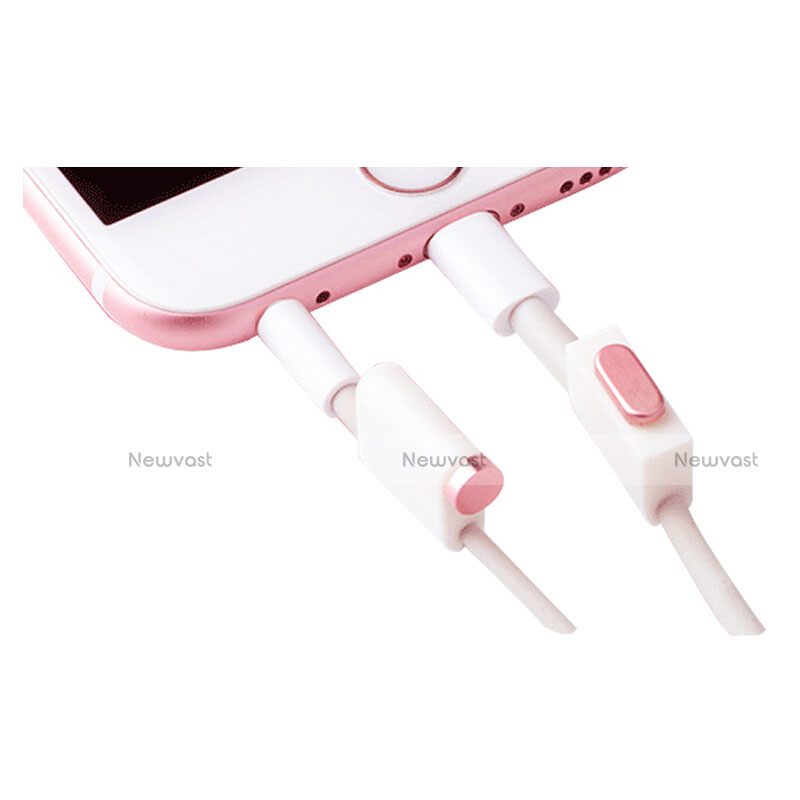 Anti Dust Cap Lightning Jack Plug Cover Protector Plugy Stopper Universal J02 for Apple iPad Mini 5 (2019) Rose Gold