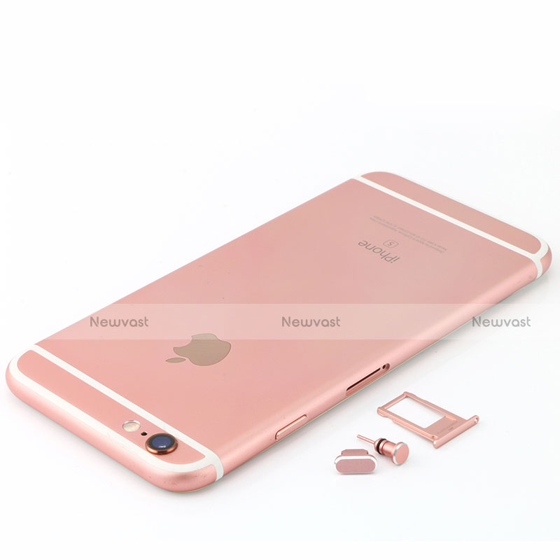 Anti Dust Cap Lightning Jack Plug Cover Protector Plugy Stopper Universal J04 for Apple iPhone Xs Max Rose Gold