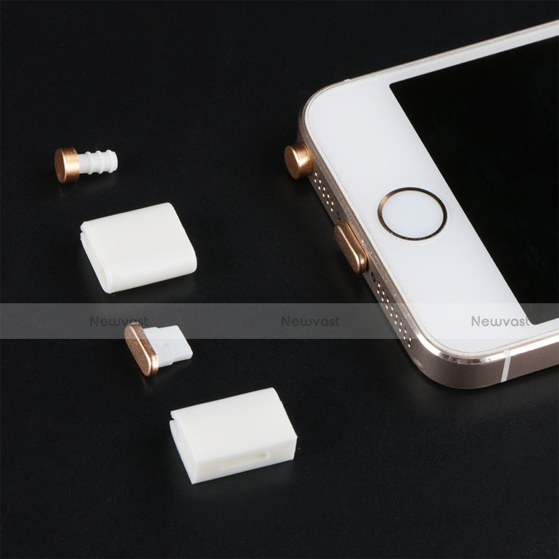 Anti Dust Cap Lightning Jack Plug Cover Protector Plugy Stopper Universal J05 for Apple iPad Air 2 Rose Gold