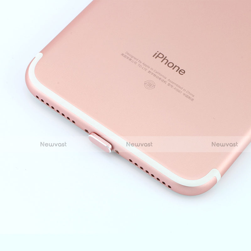 Anti Dust Cap Lightning Jack Plug Cover Protector Plugy Stopper Universal J06 for Apple iPad Pro 12.9 (2017) Rose Gold
