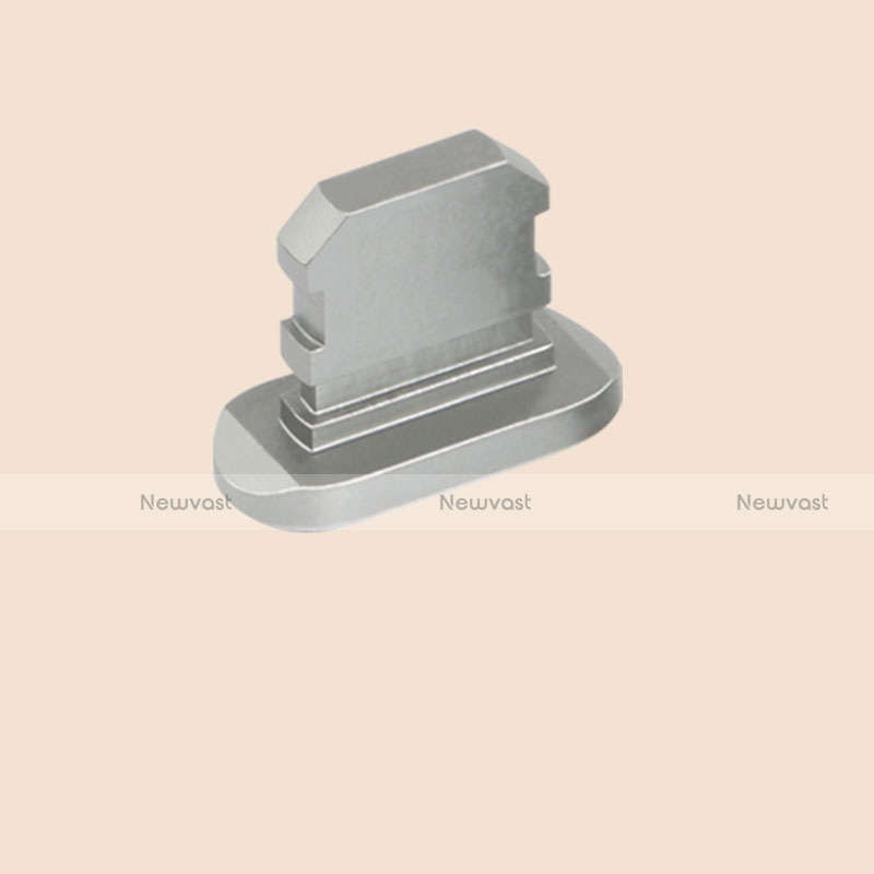 Anti Dust Cap Lightning Jack Plug Cover Protector Plugy Stopper Universal J06 for Apple iPhone 13 Mini Gray