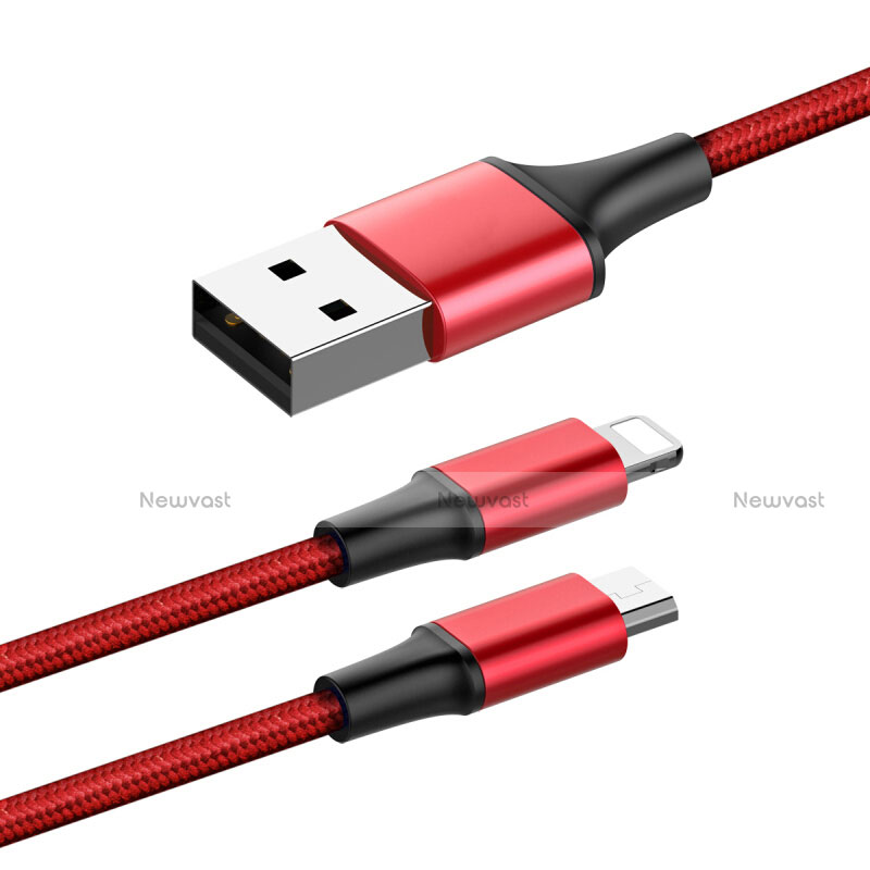 Charger Lightning USB Data Cable Charging Cord and Android Micro USB ML05