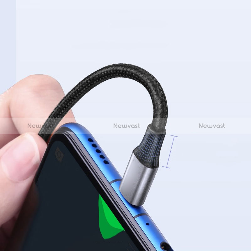 Charger Micro USB Data Cable Charging Cord Android Universal 2A H01 for Apple iPhone 15 Plus Gray