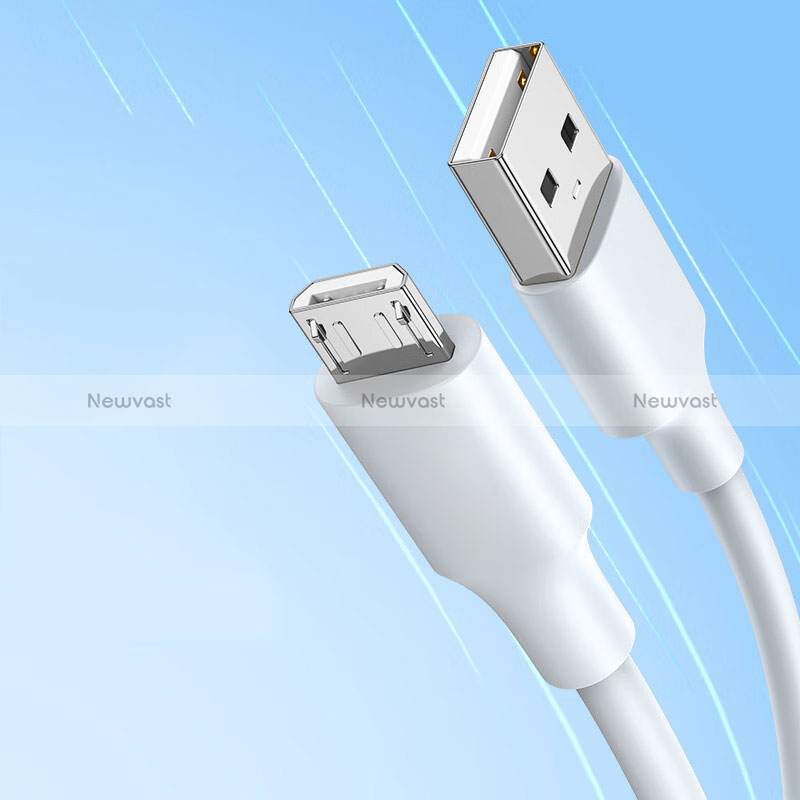 Charger Micro USB Data Cable Charging Cord Android Universal 2A H03 White