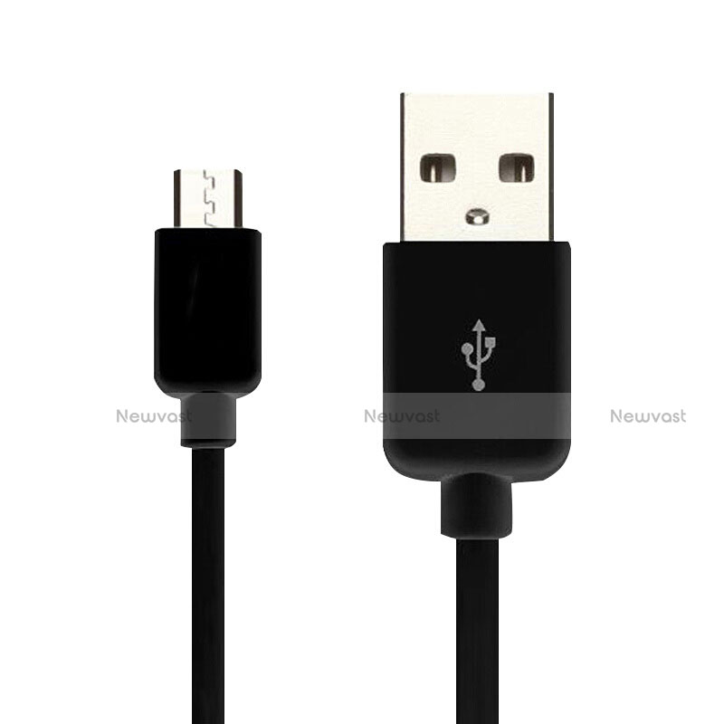 Charger Micro USB Data Cable Charging Cord Android Universal A02 Black