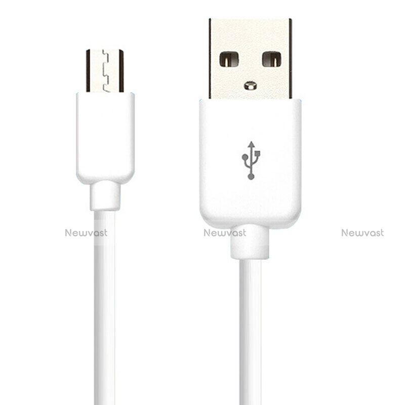 Charger Micro USB Data Cable Charging Cord Android Universal A02 White