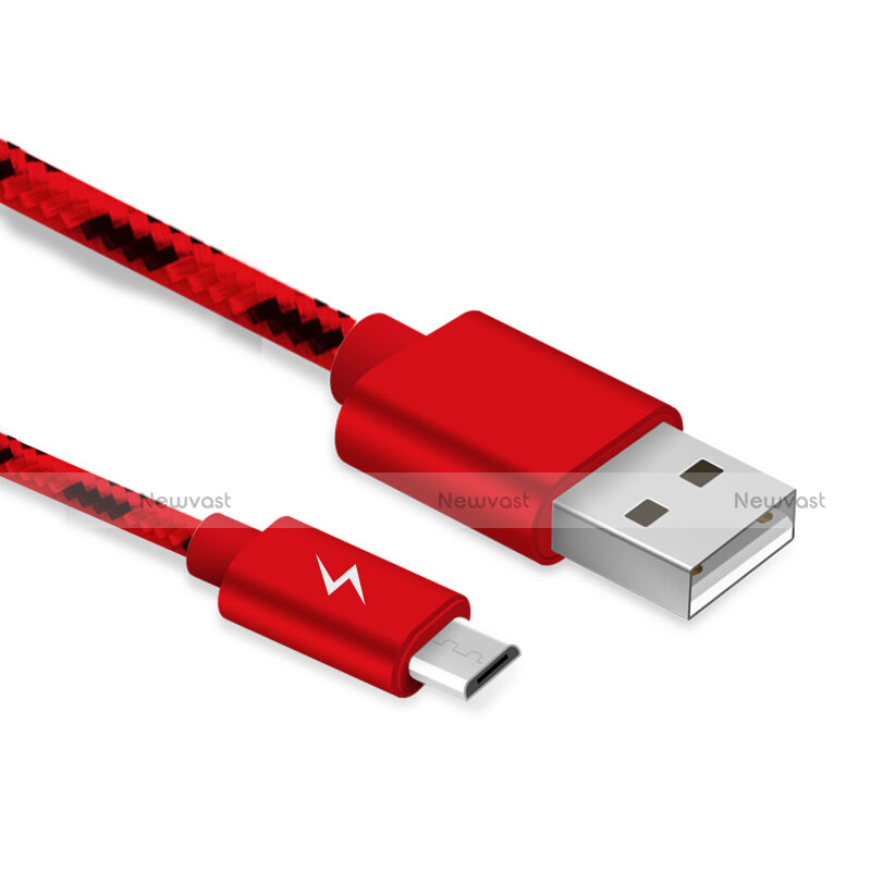 Charger Micro USB Data Cable Charging Cord Android Universal A03 Red