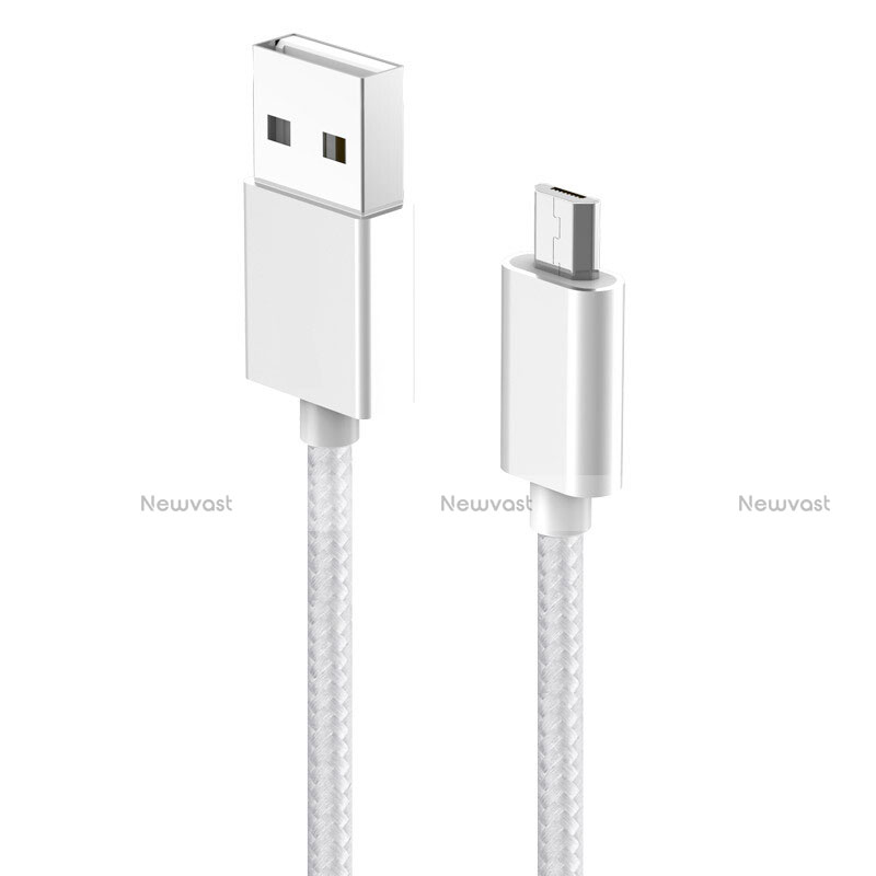 Charger Micro USB Data Cable Charging Cord Android Universal A05 White