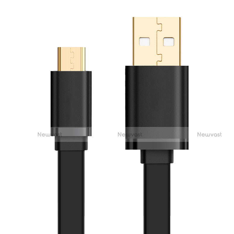 Charger Micro USB Data Cable Charging Cord Android Universal A09 Black