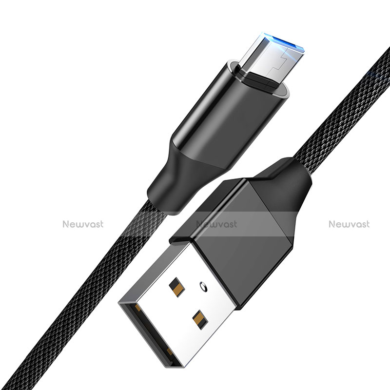 Charger Micro USB Data Cable Charging Cord Android Universal A15 Black