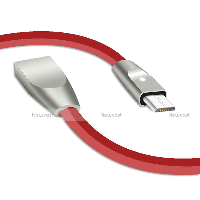 Charger Micro USB Data Cable Charging Cord Android Universal M02 Red