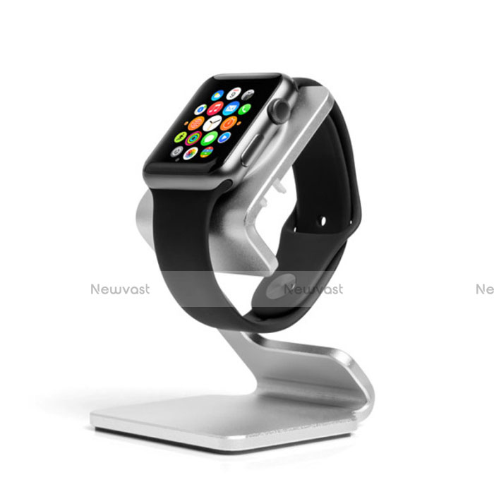 Charger Stand Holder Charging Docking Station C01 for Apple iWatch 5 44mm Silver