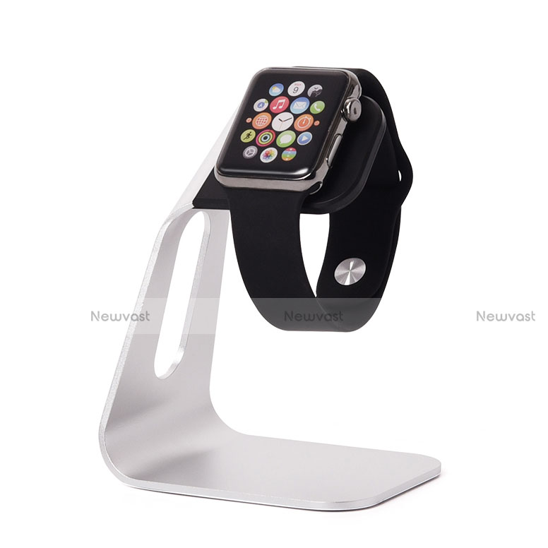 Charger Stand Holder Charging Docking Station C02 for Apple iWatch 2 38mm Silver