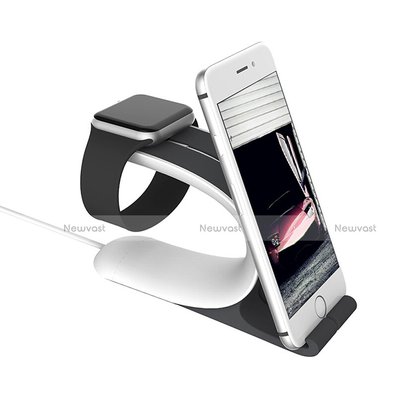 Charger Stand Holder Charging Docking Station C05 for Apple iWatch 2 42mm Silver