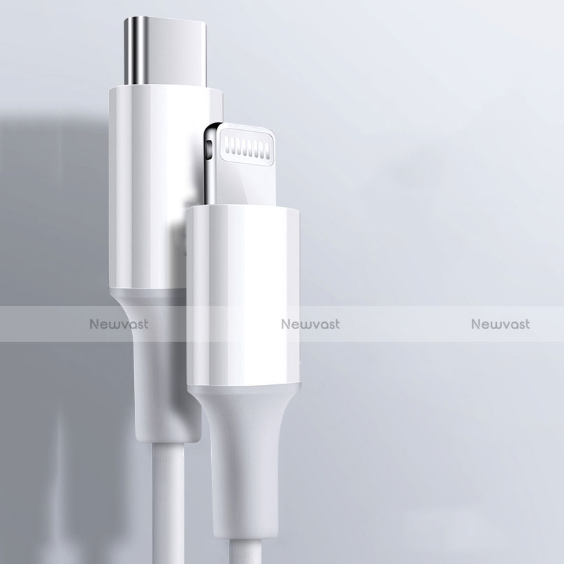 Charger USB Data Cable Charging Cord C02 for Apple iPhone 12 White
