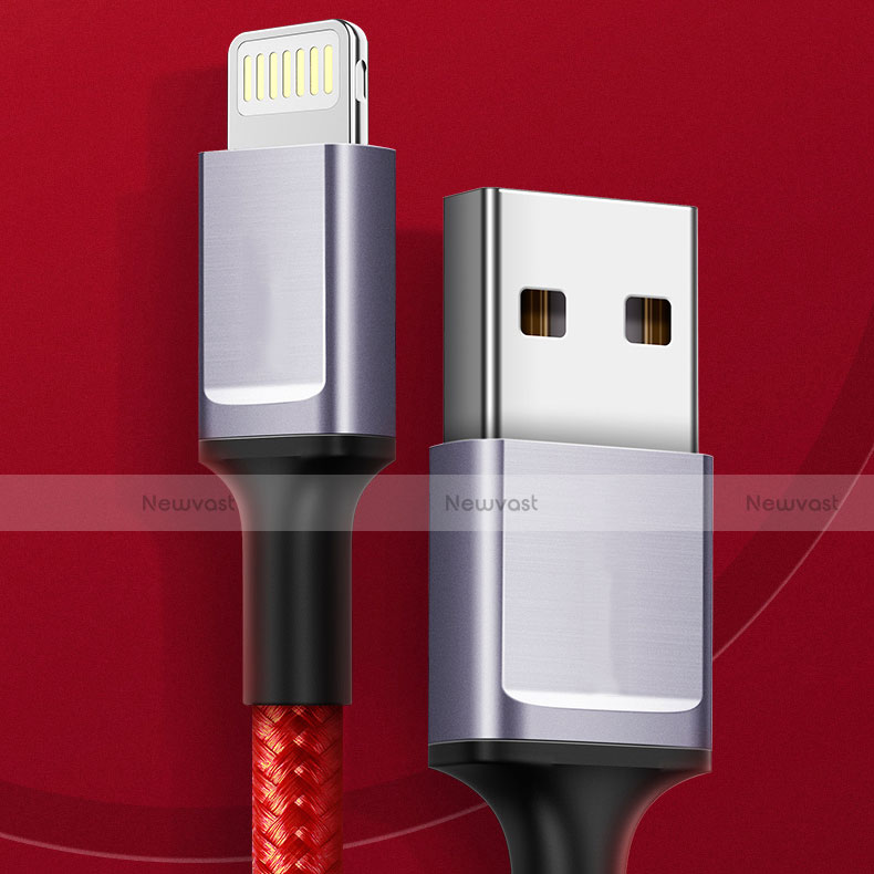 Charger USB Data Cable Charging Cord C03 for Apple iPad Pro 9.7 Red