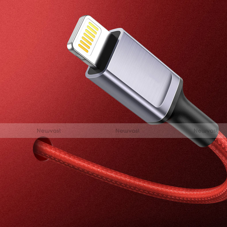 Charger USB Data Cable Charging Cord C03 for Apple iPad Pro 9.7 Red