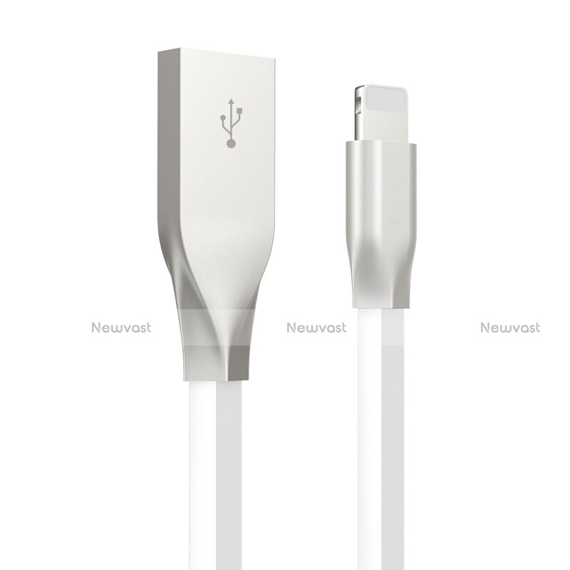 Charger USB Data Cable Charging Cord C05 for Apple iPhone 13 White