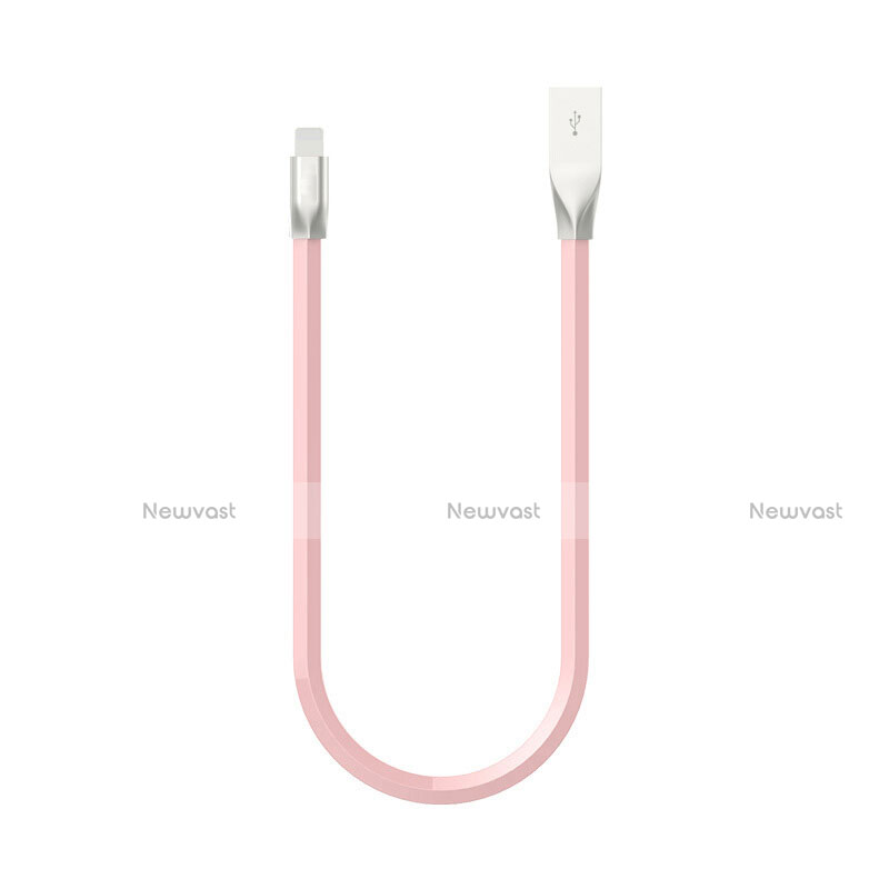 Charger USB Data Cable Charging Cord C06 for Apple iPhone 13 Pro Pink