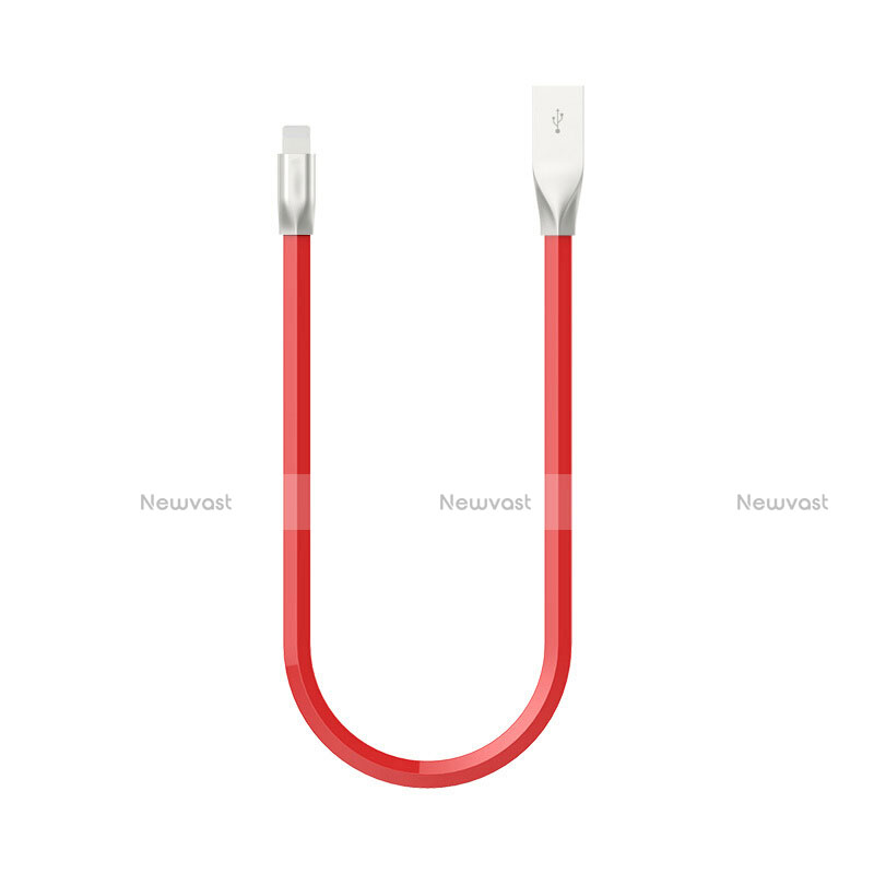 Charger USB Data Cable Charging Cord C06 for Apple iPhone SE3 2022 Red