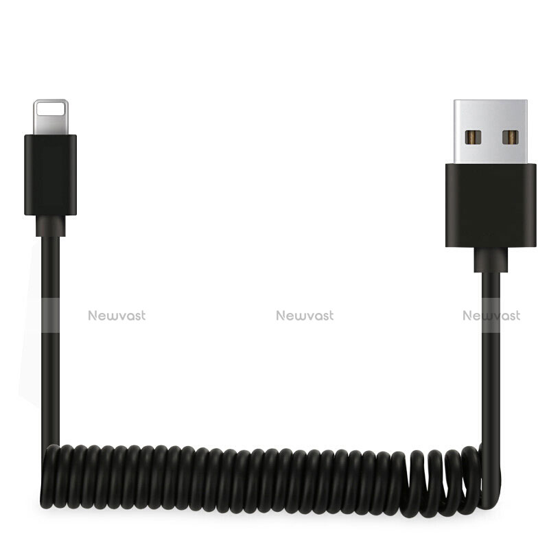 Charger USB Data Cable Charging Cord D08 for Apple iPhone 5C Black