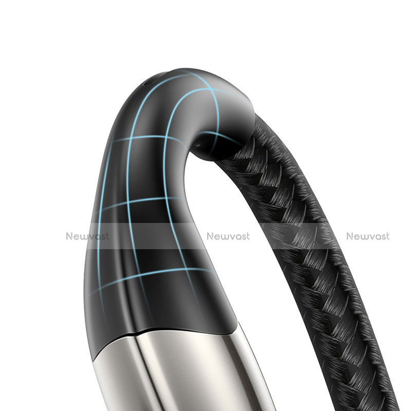 Charger USB Data Cable Charging Cord D09 for Apple iPad Air 4 10.9 (2020) Black