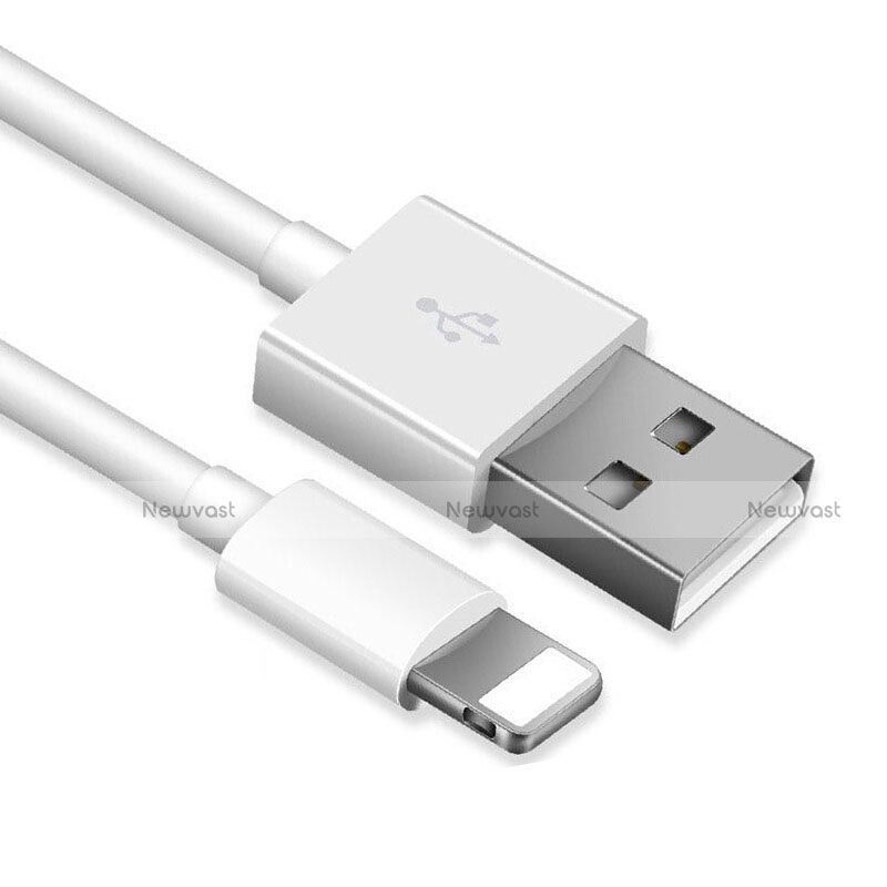 Charger USB Data Cable Charging Cord D12 for Apple iPhone 13 Pro White
