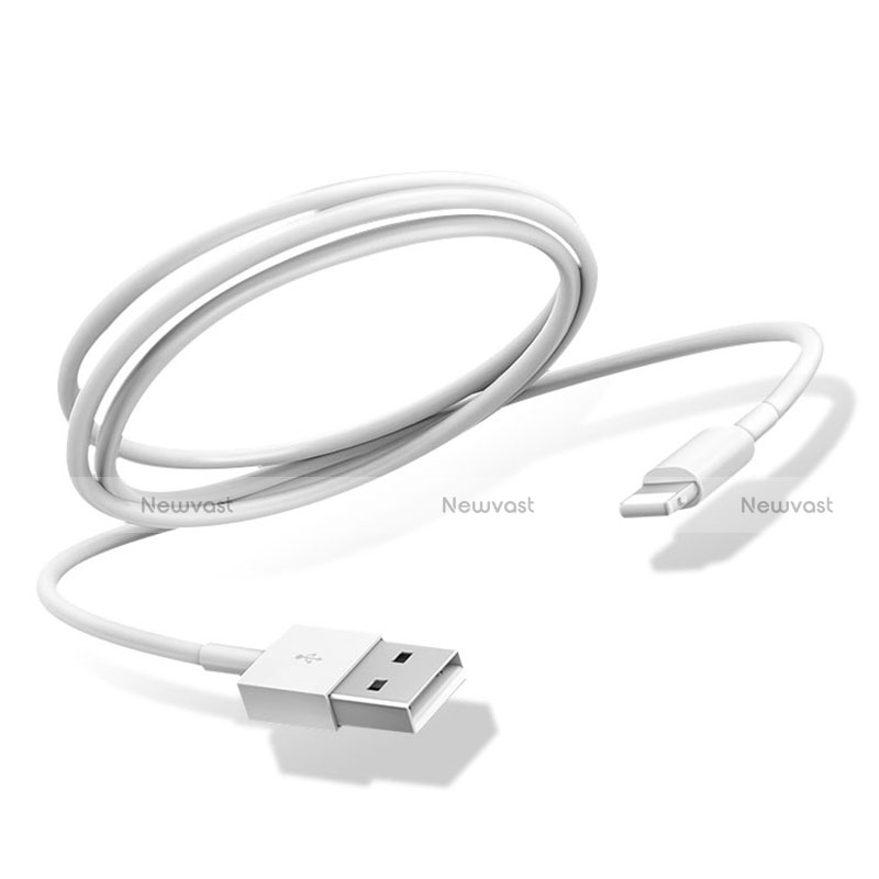 Charger USB Data Cable Charging Cord D12 for Apple iPhone Xs Max White