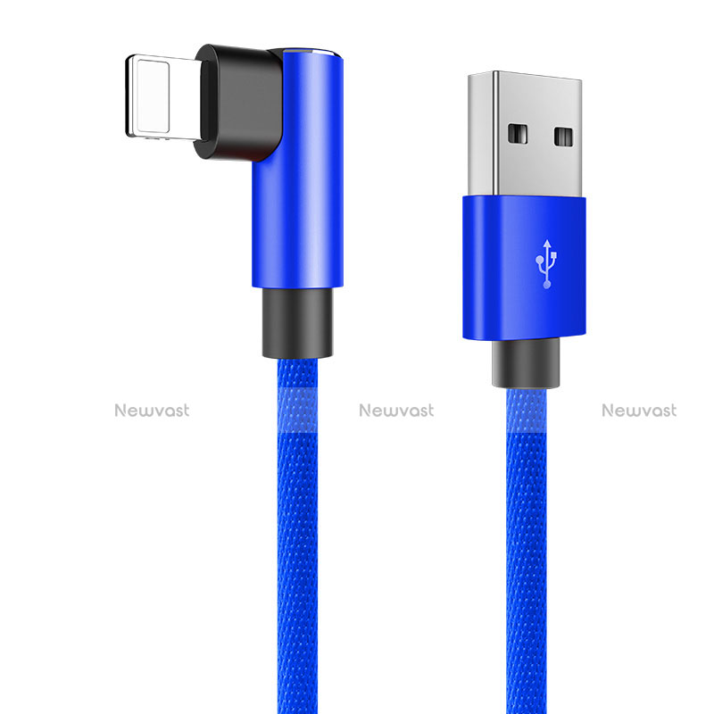 Charger USB Data Cable Charging Cord D16 for Apple iPad 4 Blue