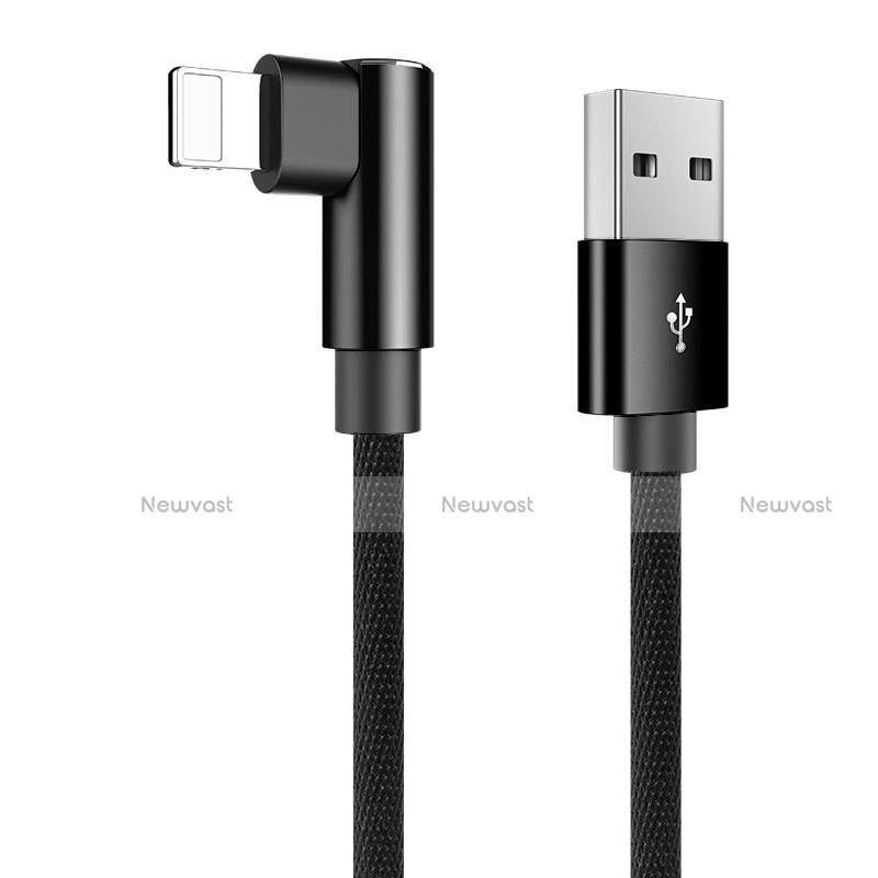 Charger USB Data Cable Charging Cord D16 for Apple iPhone 12 Mini Black