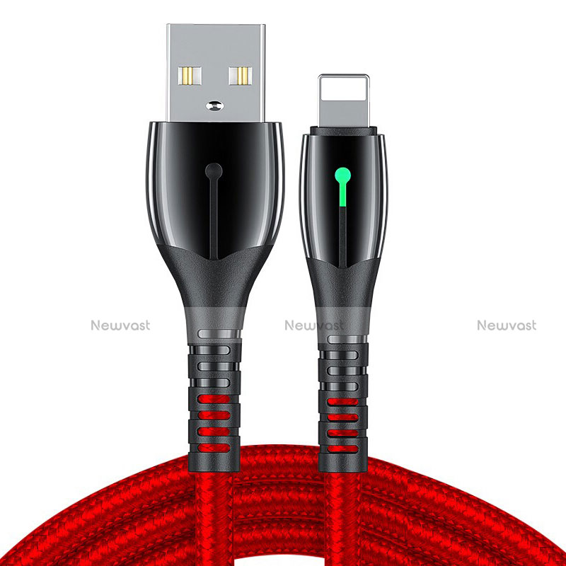 Charger USB Data Cable Charging Cord D23 for Apple iPad 3 Red
