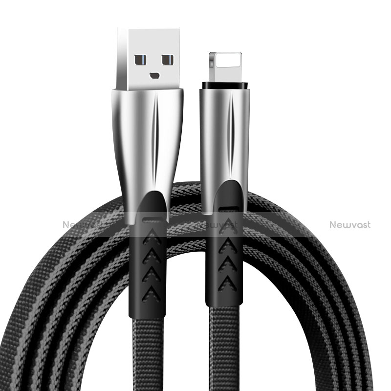 Charger USB Data Cable Charging Cord D25 for Apple iPhone Xs Max Black