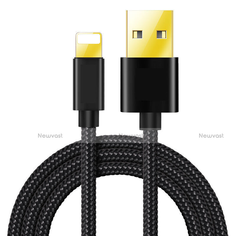 Charger USB Data Cable Charging Cord L02 for Apple iPad Air 3 Black
